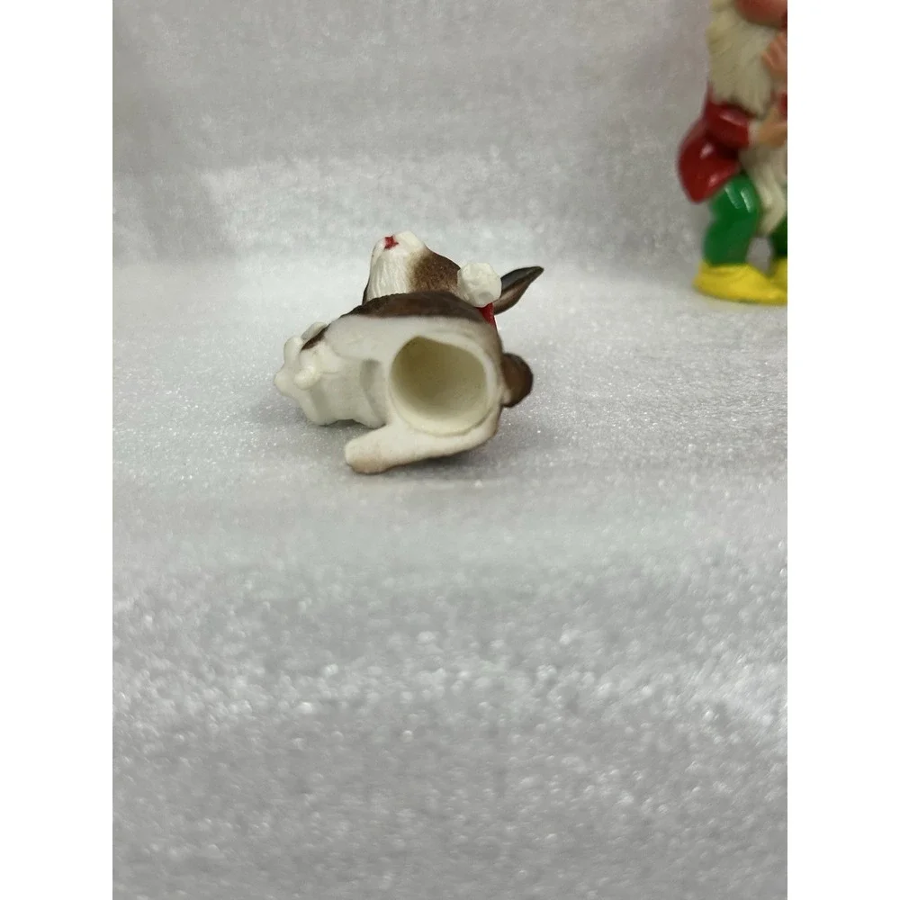 Christmas Vintage Ornaments Lot Of 3 Mouse‎ Gnome And Angel Old And Collectible